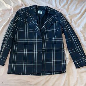 Navy Plaid Sunday Best Blazer